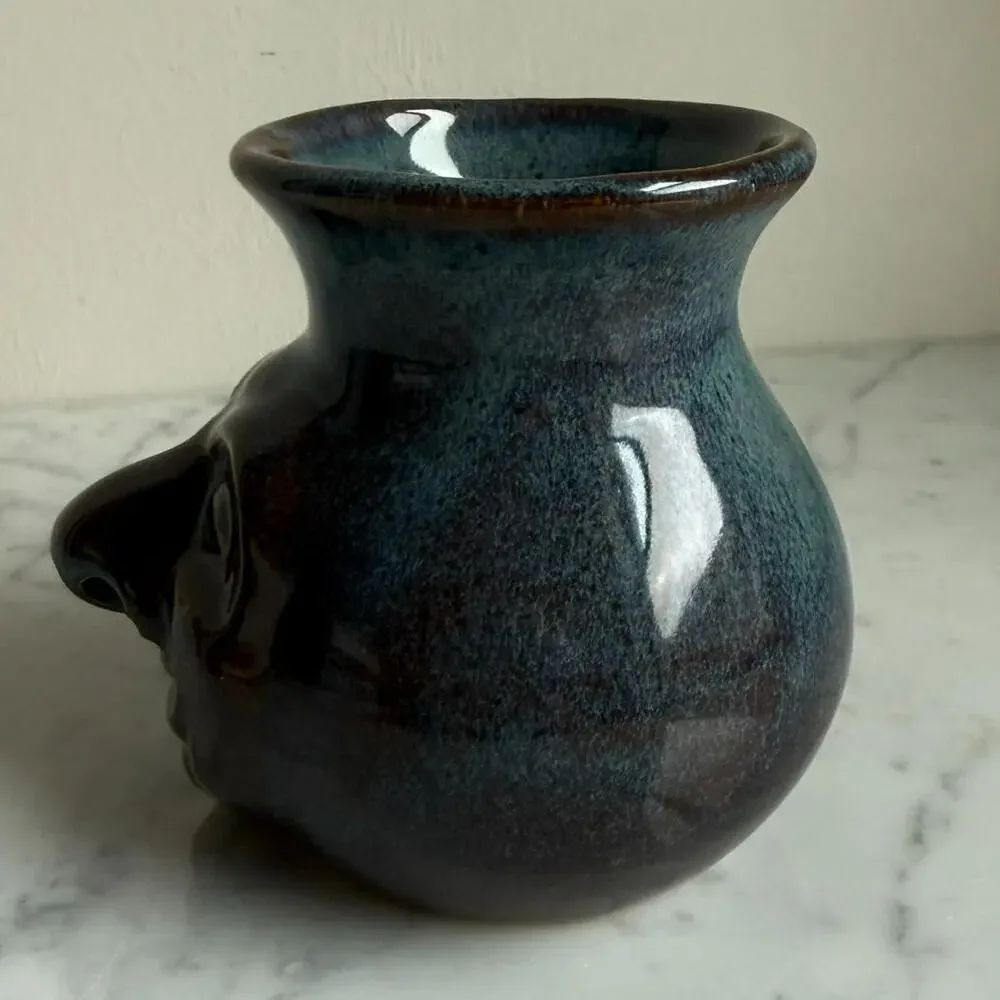 Vintage Aaargh Designs “Booger Boy” Ceramic Egg Separator 2002